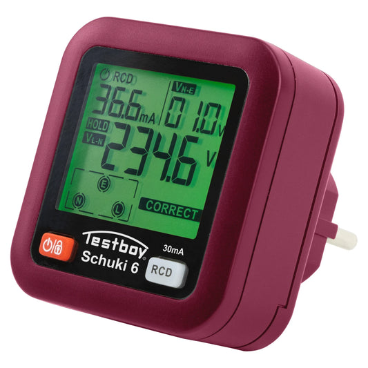 Steckdosenprüfgerät Testboy TV Schuki 6